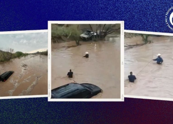 ‘El Héroe del Sombrero’: a familia atrapada en vehículo tras tormenta en Sonora