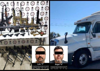 ¡Traían hasta un barret y 13 armas largas! Caen dos traileros en Sonora por transportar arsenal