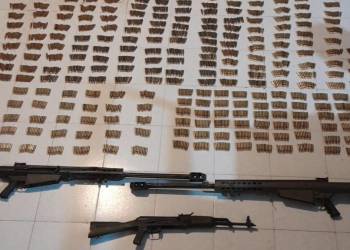 Aseguran armamento en Sonoyta