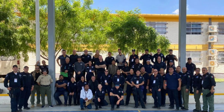 Agentes Preventivos de Cuauhtémoc hicieron curso de Capacitación y Certificación para Instructores-Evaluadores en Competencias Básicas de la Función Policial en Hermosillo