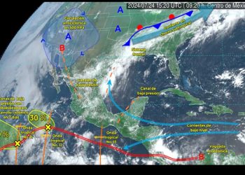 Se forma la Tormenta Tropical Bud en el Pacífico al sur de Cabo San Lucas