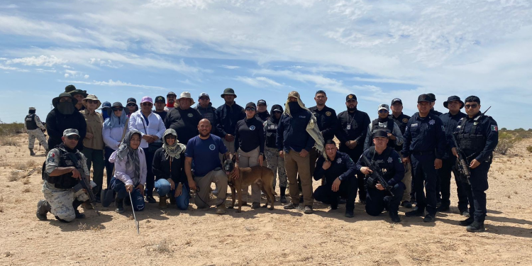 Participan Elementos de la FGEBC en operativo de búsqueda en San Luis Río Colorado