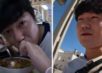 Coreano come gallina pinta en Sonora con un calor extremo y así fue su reacción