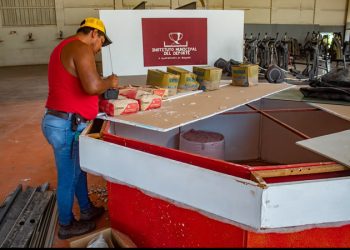 Avanza Ayuntamiento de Guaymas los trabajos de rehabilitación de la Unidad Deportiva Julio Alfonso Alfonso