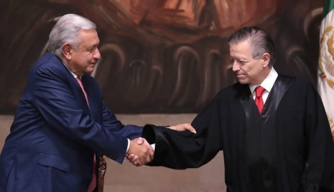 Celebra AMLO designación de Zaldívar como encargado de la reforma al Poder Judicial