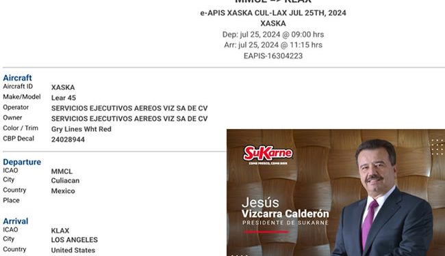 Rocha usó avión del dueño de Sukarne para salir de Sinaloa el día que cayó ‘El Mayo’ Zambada: Marcos Vizcarra