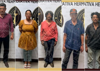 En cateo a una llantera de Hermosillo, detienen a 5 personas y aseguran hidrocarburo y drogas