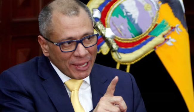 Ecuador rechaza la solicitud de México de conceder un salvoconducto para Jorge Glas