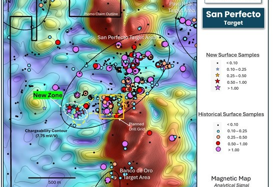 Colibrí muestra 4.64 g/t Au en el Proyecto EP, Cinturón de Oro de Caborca