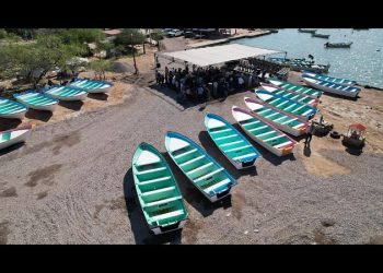 Entrega CONAPESCA 77 embarcaciones más a pescadores de la etnia Yaqui para sumar en total 303 binomios