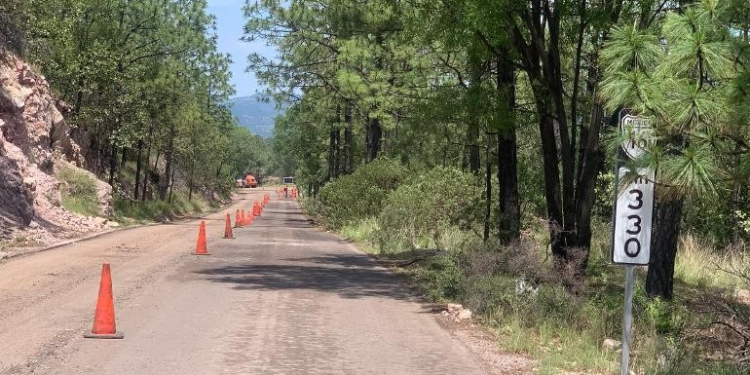 Repara SICT carretera Basaseachi-Sonora; terminará en 45 días