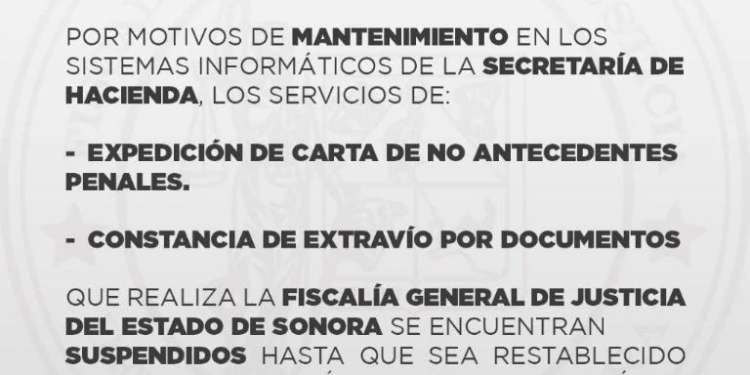 Dependencias registran inconvenientes por mantenimiento