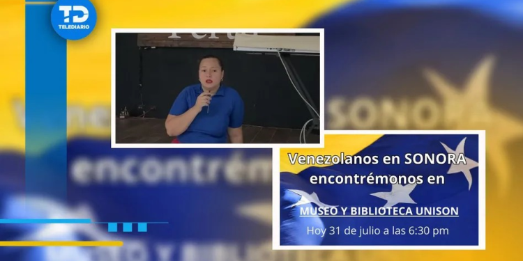 Ciudadanos venezolanos en Sonora protestan contra el régimen de Maduro