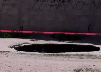 Hombre Ciego Cae en Socavón de un Canal Embovedado en Hermosillo