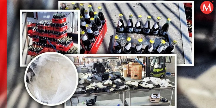 Encuentran droga escondida en cajas de refresco en frontera de Sonora y Arizona