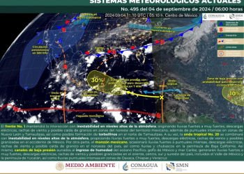 Continuarán las temperaturas superiores a 40 grados Celsius en zonas de Baja California, Baja California Sur y Sonora