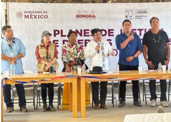 Con hechos, avanzan planes de justicia Guarijío y Seri en el estado de Sonora.