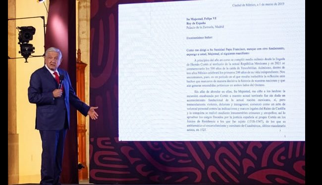 Reitera AMLO respaldo a Sheinbaum sobre no invitar al rey Felipe VI
