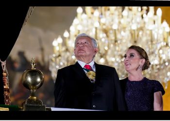 López Obrador celebra la “Cuarta Transformación” en su último Grito de Independencia