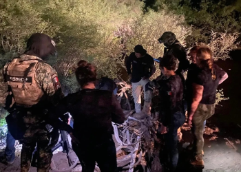 Rastreadoras de Ciudad Obregón localizan restos óseos de tres personas en Vícam