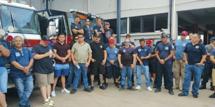 Sindicato de Bomberos en Hermosillo solicitan pagos oportunos a administración entrante