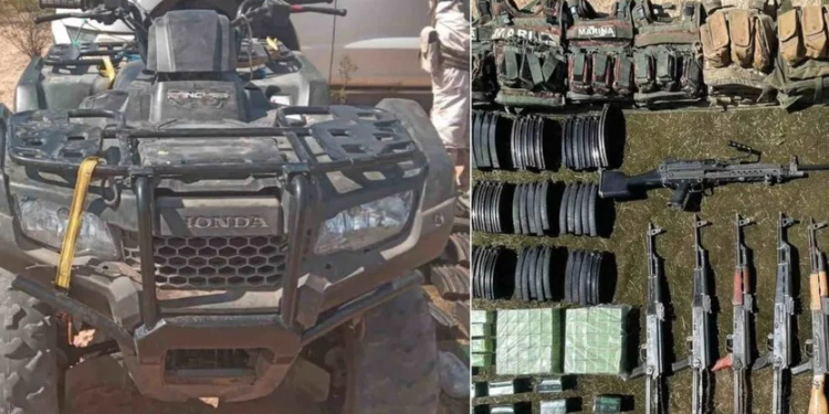 Militares Detienen a Menor con Armamento en Sonoyta