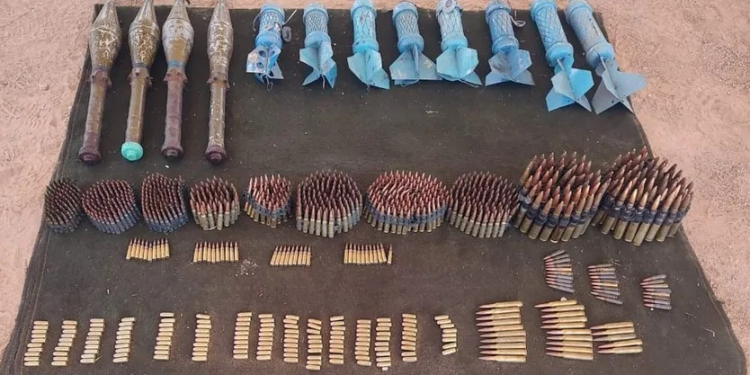 Localizan Armamento y Explosivos Abandonados en Rancho de Sonora