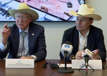 Embajador de Estados Unidos y Gobernador de Sonora visitan nueva oficina consular en Nogales