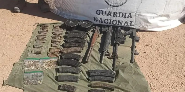 Guardia Nacional asegura aditamentos de drones para lanzar explosivos en Sonora