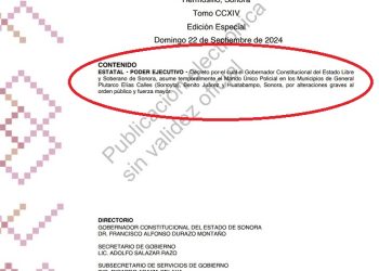 Asume Estado seguridad en tres municipios más de Sonora; suman 4 con SLRC