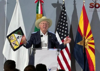 Entre Sonora y Arizona “se materializan los beneficios” del T-MEC: Salazar