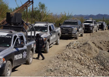 Detienen a 8 personas en mina clandestina en Pitiquito, decomisan equipo para extracción ilegal de oro