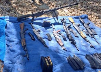 ¿Iban a la guerra? Detienen a 2 en Sonora con barret, armas largas y miles de cartuchos