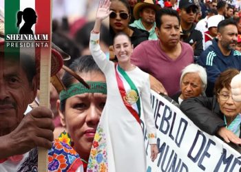 Claudia Sheinbaum recibe bastón de mando como la primera mujer presidenta de México