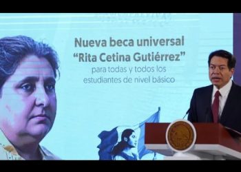 Aumentan a mil 900 pesos la beca en educación básica que ahora se llamará Rita Cetina
