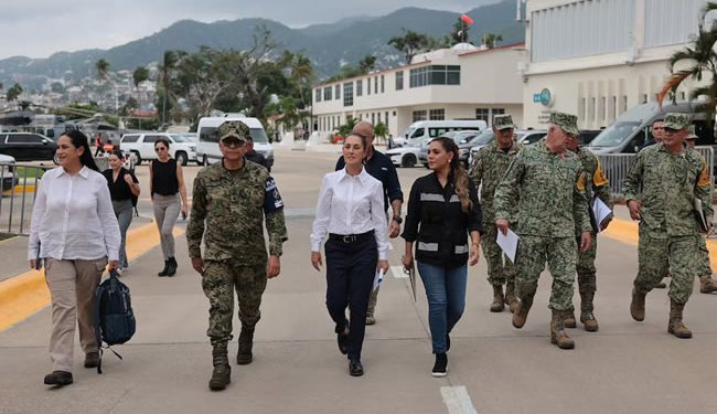 Alistan plan de apoyo para damnificados por “John”; Claudia Sheinbaum se reúne con gobernadores de Guerrero y Michoacán