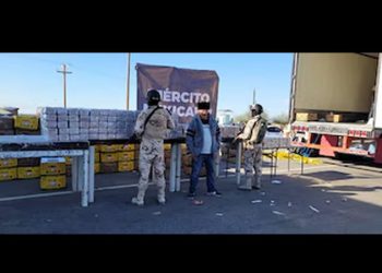 Golpe al millonario al narco: Ejército asegura casi una tonelada de cocaína en Sonora