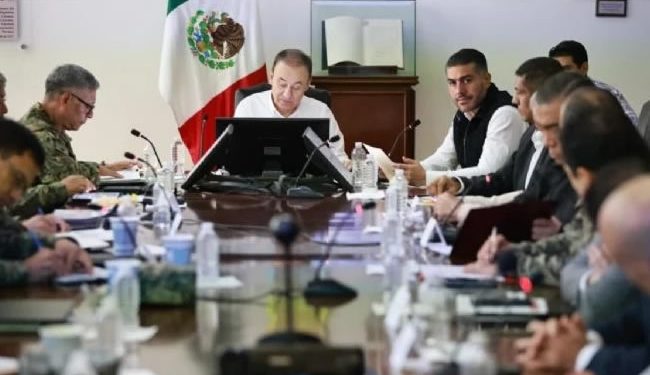 Alfonso Durazo recibe a Omar García Harfuch en Sonora