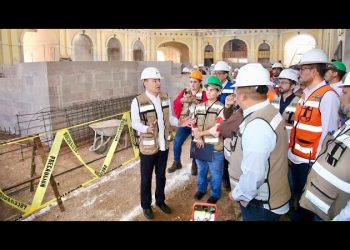 Supervisa Gobernador Durazo 75% de avance del Mercado Municipal