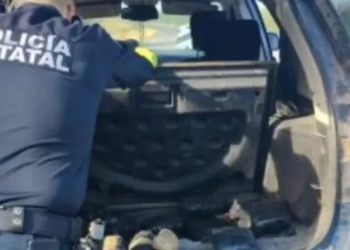 Detienen a 2 Sujetos que Transportaban Pastillas de Fentanilo en Tramo Hermosillo-Ures