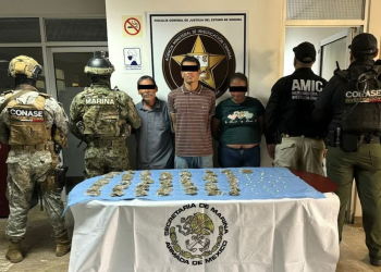 Operativo en Sonora deja a ocho personas detenidas en posesión de armas y drogas