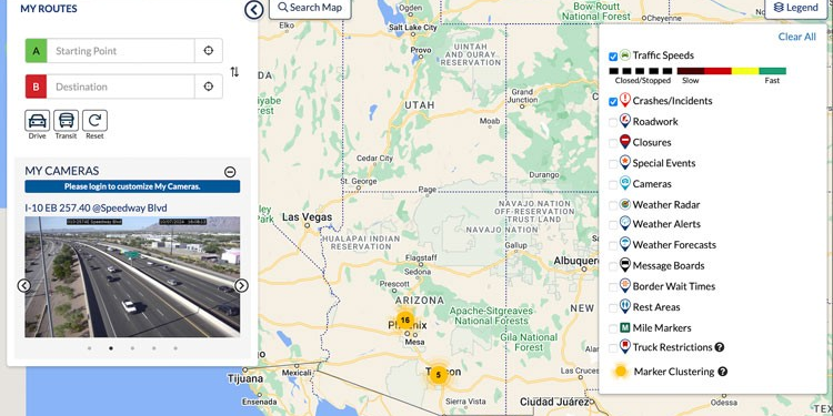 Arizona y México compartirán actualizaciones de tráfico en tiempo real a este destino vacacional