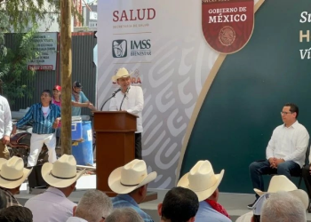 Supervisa Alfonso Durazo avances de IMSS-Bienestar en Vícam