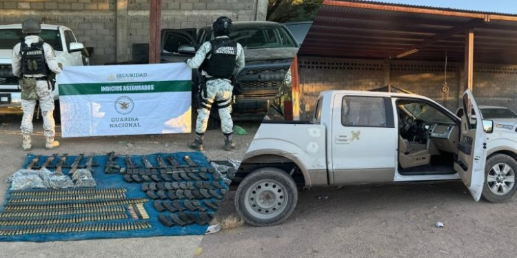 Incautó GN 5 vehículos y 11 fusiles tras recorridos en Santa Ana