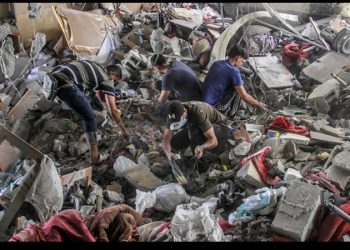 6% de la población de Gaza, muerta o herida por bombardeos de Israel