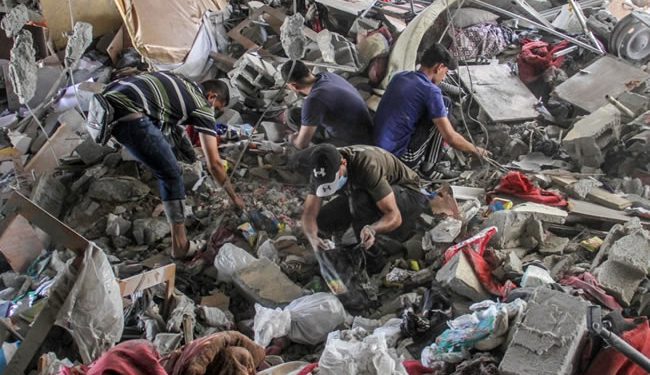 6% de la población de Gaza, muerta o herida por bombardeos de Israel