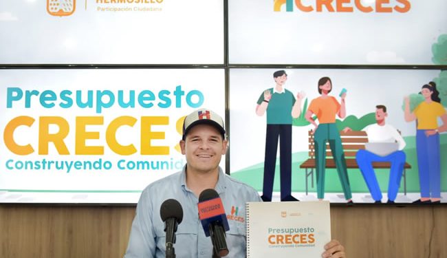 Lanza Toño Astiazarán tercera edición de Presupuesto CRECES