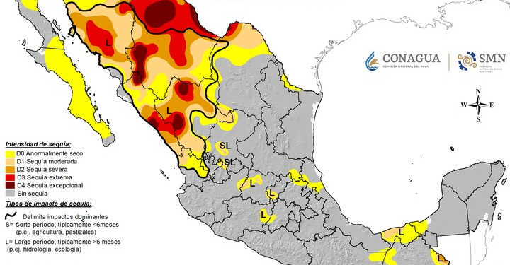 Pese a lluvias en el país, Chihuahua es uno de los estados al límite por la sequía; Sonora: en la zona crítica