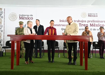 Sheinbaum inicia labores del Tren México-Querétaro; llegará a Tamaulipas y Sonora