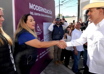 Durazo rescata centro cívico de Hermosillo con modernización de calles